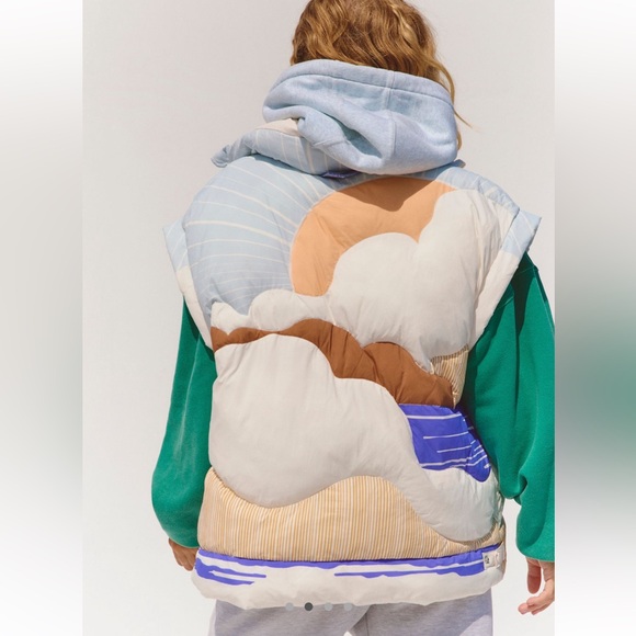 FP MOVEMENT IN A BUBBLE CONVERSATIONAL QUILTED VEST SIZE XS S M MSRP $198.00 NWT - Picture 2 of 15